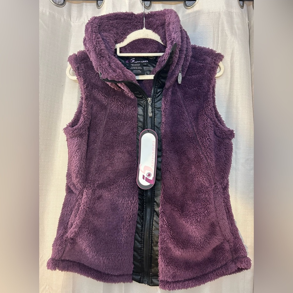 i5 apparel Purple Fleece Vest